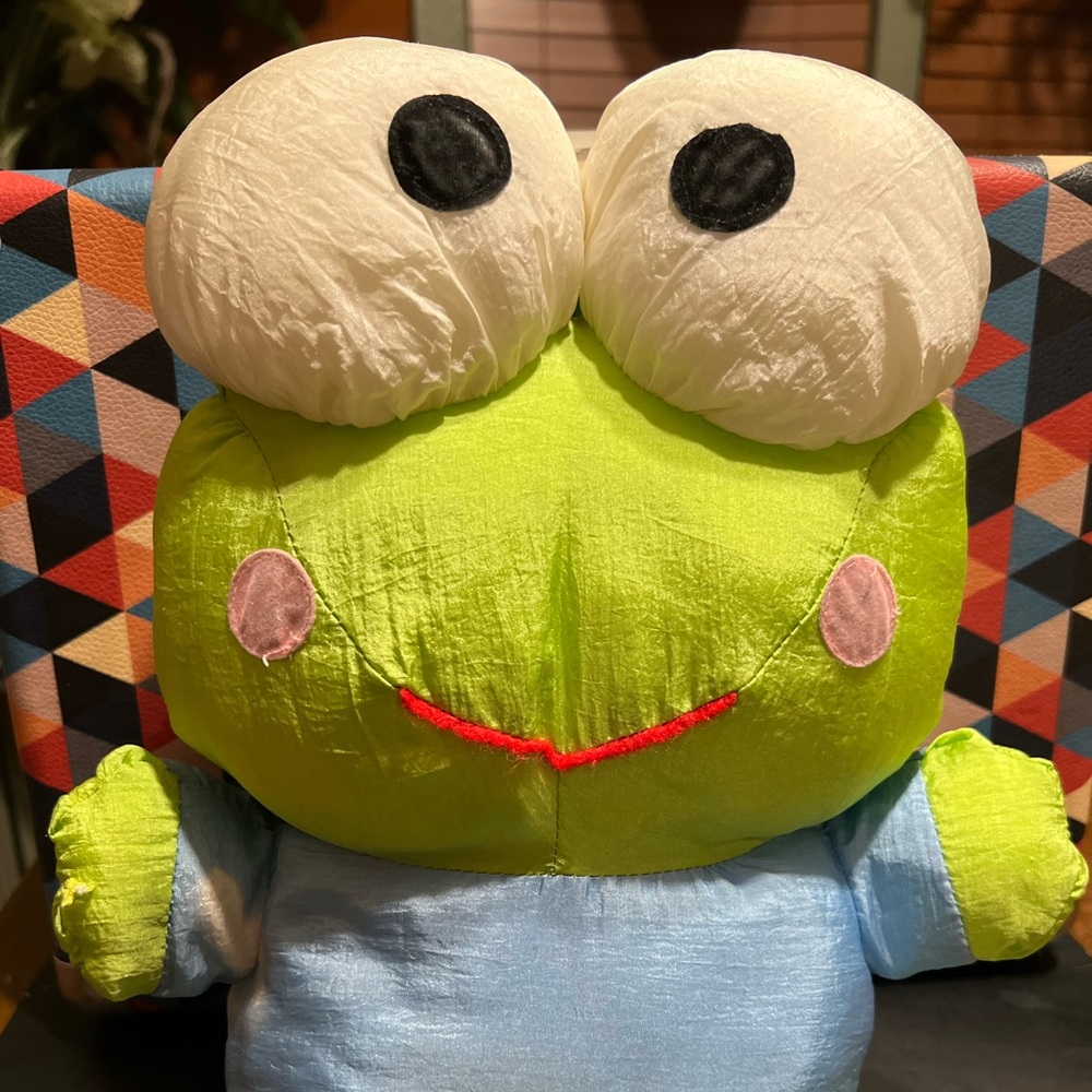 Vintage 1990s Sanrio Kerropi Puffy Plush Pufflump Stuffed Animals READ